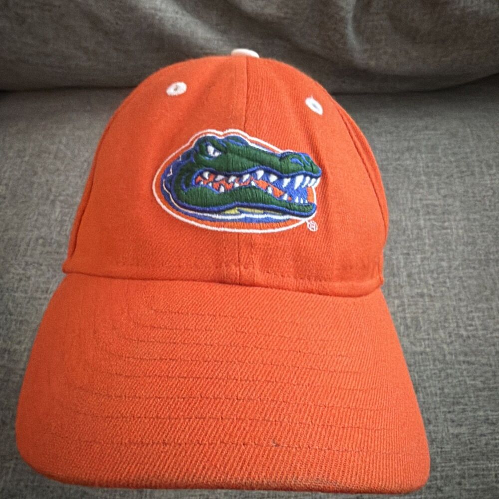 New Era Consealer Florida Gators NCAA Fitted Hat Orange Size 7 Cap